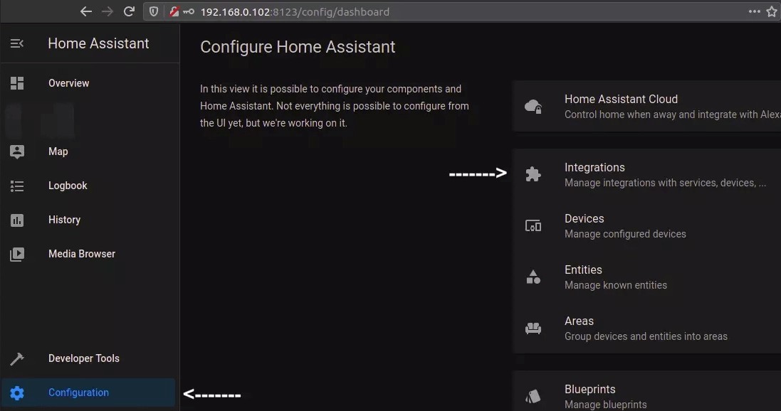 Home Assistant integrations